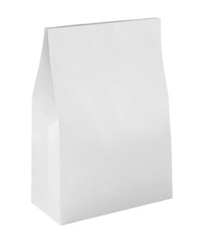 Saco Kraft Packpel Branco Hamburgo H2 100 Unidades